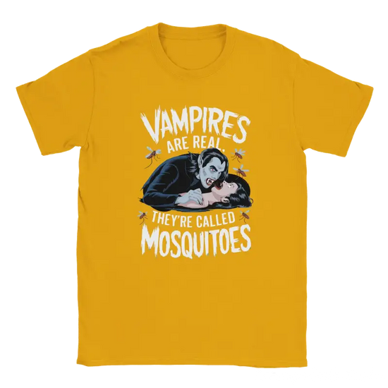 Vampires are real they're called Mosquitoes Tshirt - RenegadeShirts.io #