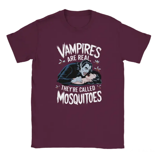 Vampires are real they're called Mosquitoes Tshirt - RenegadeShirts.io #