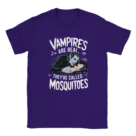 Vampires are real they're called Mosquitoes Tshirt - RenegadeShirts.io #