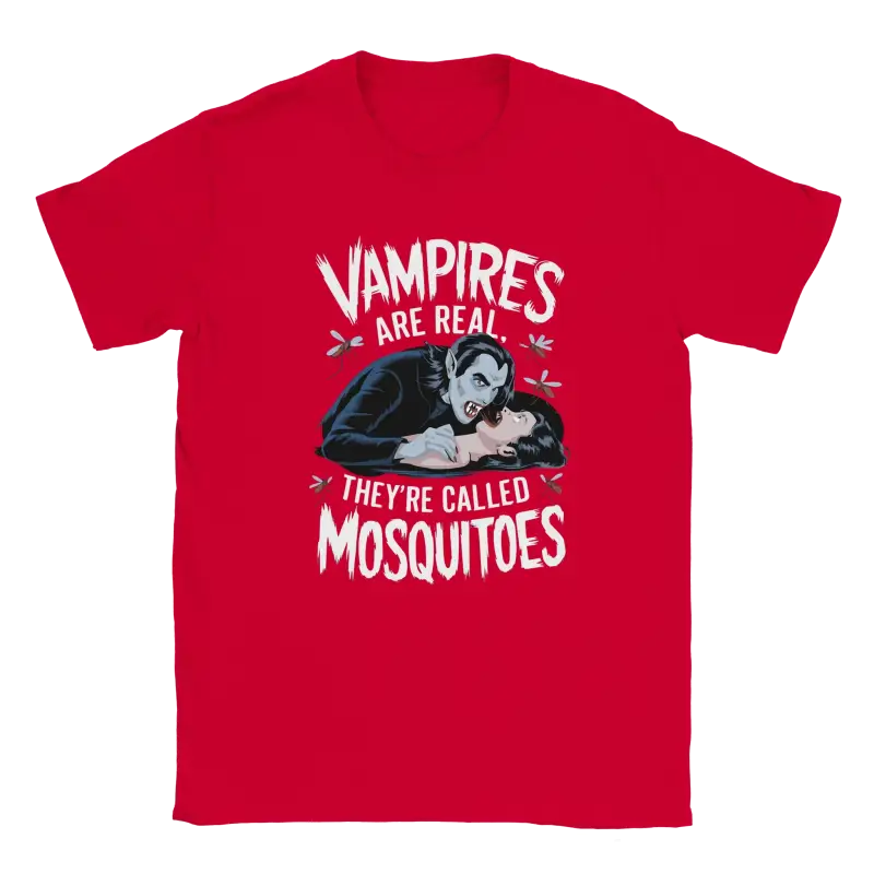 Vampires are real they're called Mosquitoes Tshirt - RenegadeShirts.io #