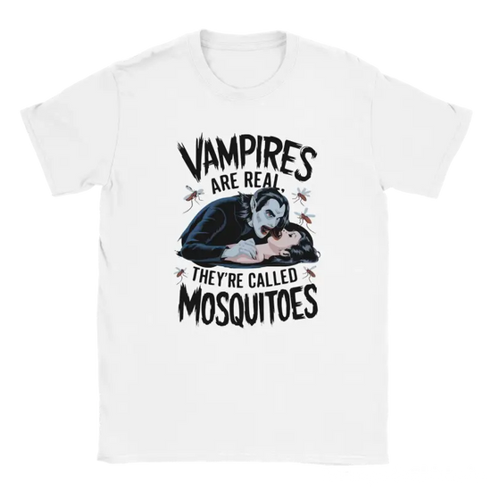 Vampires are real they're called Mosquitoes Tshirt - RenegadeShirts.io #