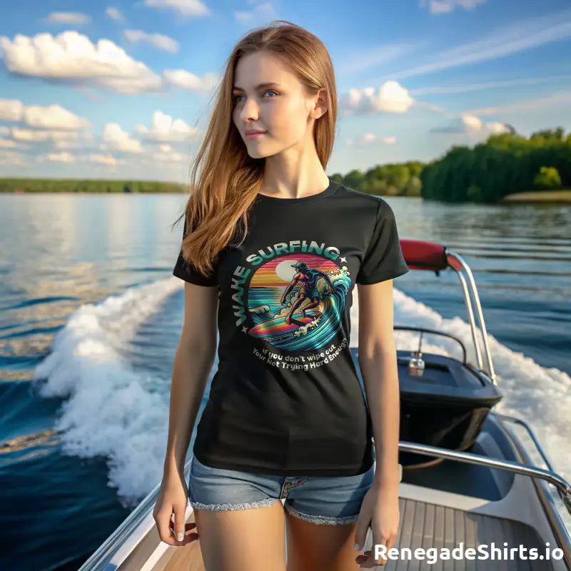 Wake Sufing Tshirt - RenegadeShirts.io #