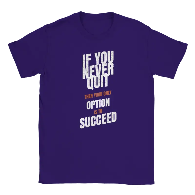 Your only option is to succeed T-shirt - RenegadeShirts.io #